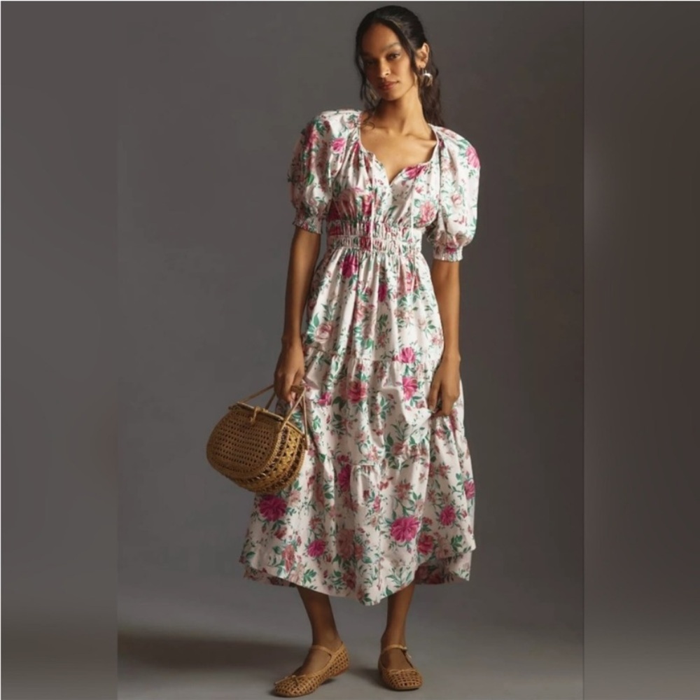 Anthropologie Sommerset Floral Maxi dress